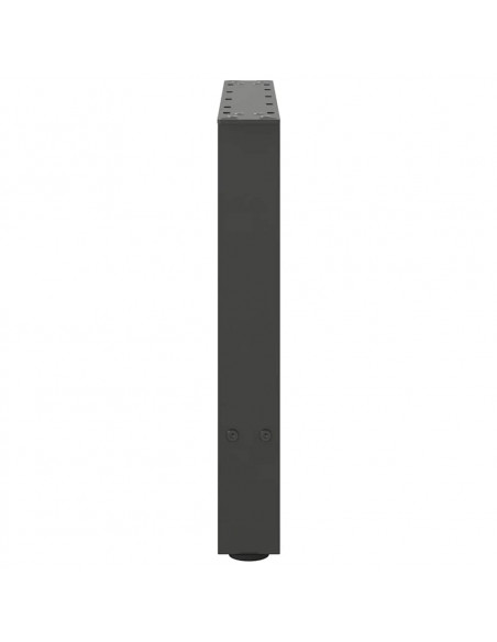 Gambe per Tavolino 2 pz Antracite 42×50 cm in Acciaio