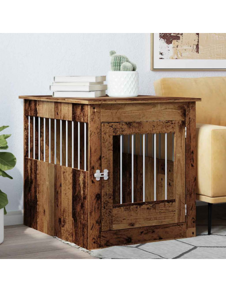 Gabbia Cani da Arredamento Legno Antico Legno Multistrato