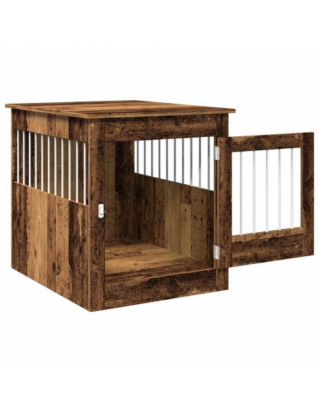 Gabbia Cani da Arredamento Legno Antico Legno Multistrato
