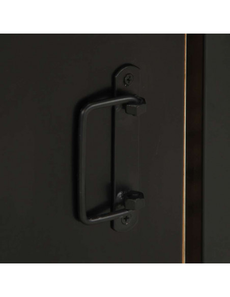 Comodino 40x30x51 cm in Legno Grezzo Massello di Mango