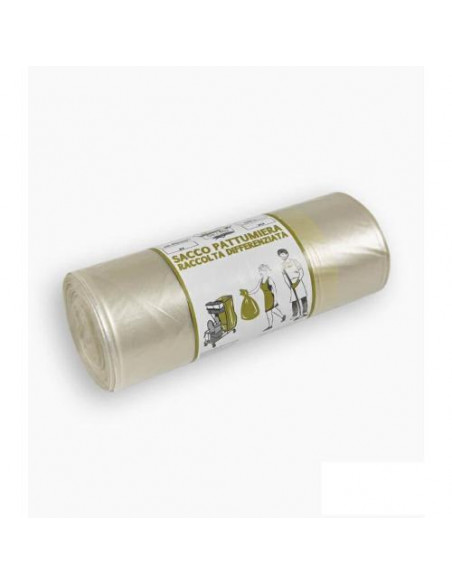 BUSTE PER RACCOLTA RIFIUTI DIFFERENZIATA AMBRA 70x110 CONFEZIONE 10pz