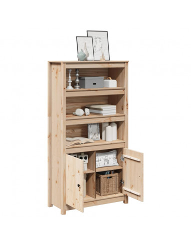 Credenza 80x35x154 cm in Legno Massello di Pino