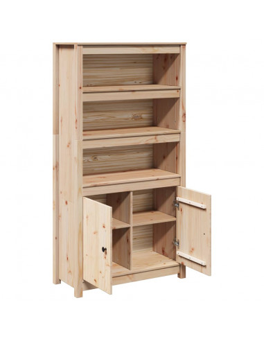 Credenza 80x35x154 cm in Legno Massello di Pino