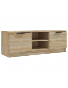 Mobile Porta TV Rovere Sonoma 102x35x36,5 cm Legno Multistrato