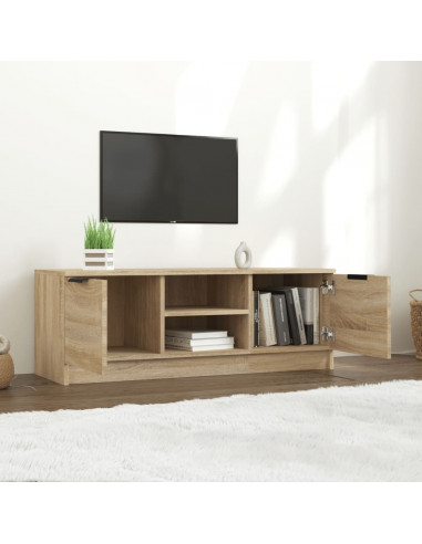 Mobile Porta TV Rovere Sonoma 102x35x36,5 cm Legno Multistrato