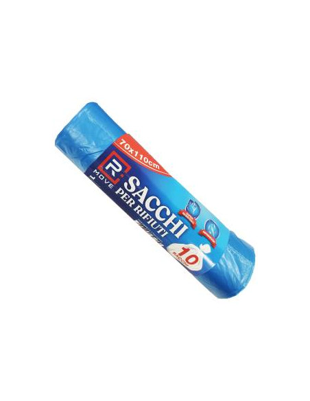 RMove 1Rotolo da 10 Sacchi Rifiuti 70x110cm Blu