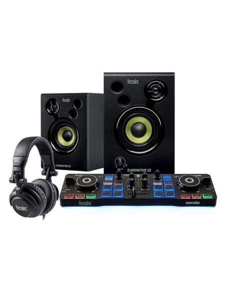 Kit disc jockey Hercules 4780890 DJSTARTER Kit controller 2monitor cuf