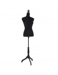 Busto Sartoriale Donna Manichino Femminile Nero