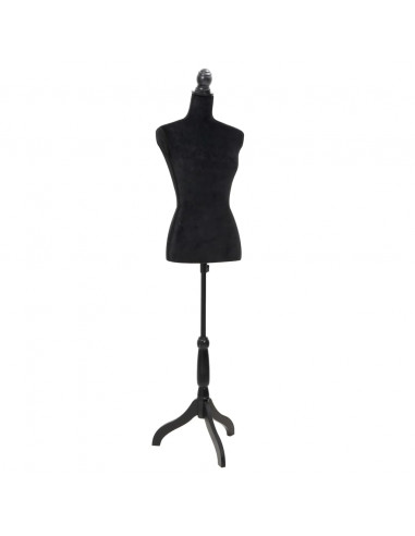 Busto Sartoriale Donna Manichino Femminile Nero