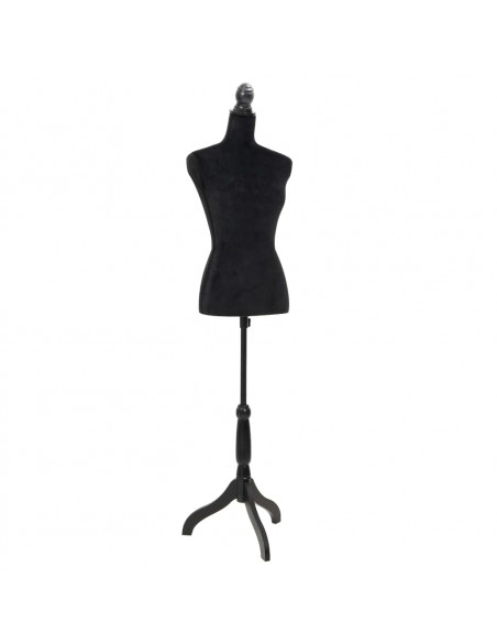 Busto Sartoriale Donna Manichino Femminile Nero