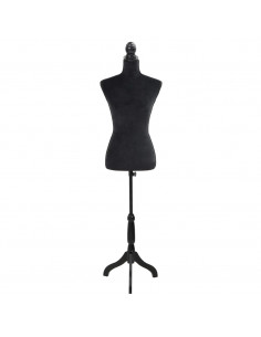 Busto Sartoriale Donna Manichino Femminile Nero 2