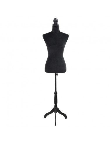 Busto Sartoriale Donna Manichino Femminile Nero