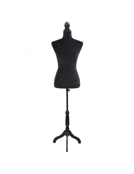 Busto Sartoriale Donna Manichino Femminile Nero