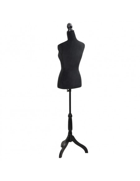 Busto Sartoriale Donna Manichino Femminile Nero