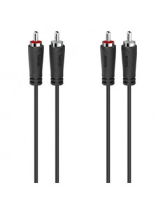 Cavo RCA Hama 00205257 Plugs Nero Nero