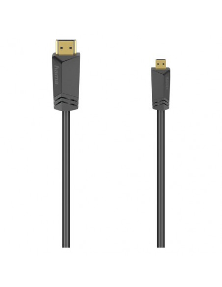 Cavo HDMI Hama 00205016 Plug To Micro Plug Black Black