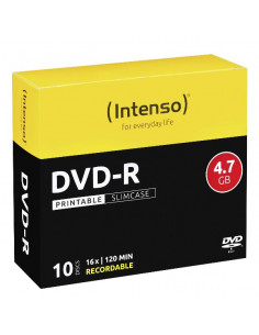 DVD+R 4.7GB 16X SLIM CASE 10PZ
