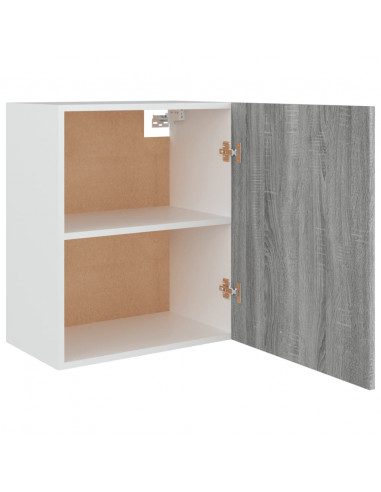 Mobile Pensile Grigio Sonoma 50x31x60 cm in Legno Multistrato