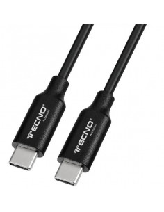 Tecno 24.218 cavo USB 1 m USB C Nero