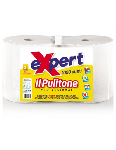 Tedim Industry eXpert asciugamano di carta 500 fogli Cellulosa Bianco
