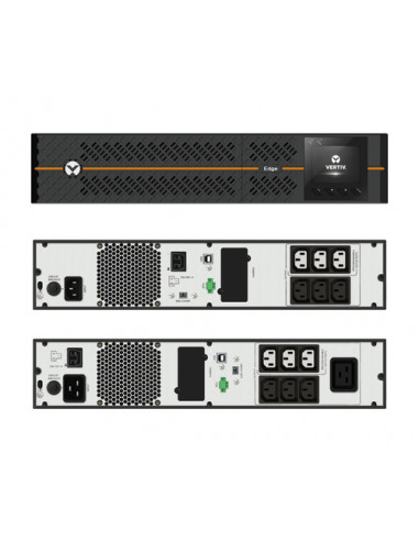 Vertiv Liebert UPS Edge, 1500VA 1350W, Line Interactive, AVR, montaggio Tower/Rack