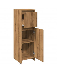 Armadietto Bagno Artigianale 30x30x95 cm in Legno Multistrato