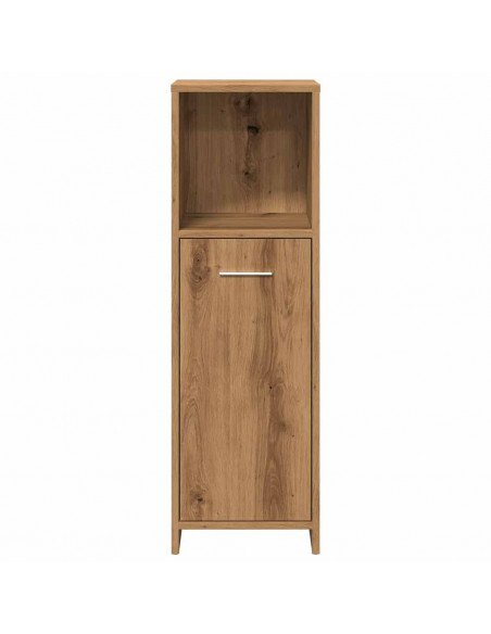 Armadietto Bagno Artigianale 30x30x95 cm in Legno Multistrato