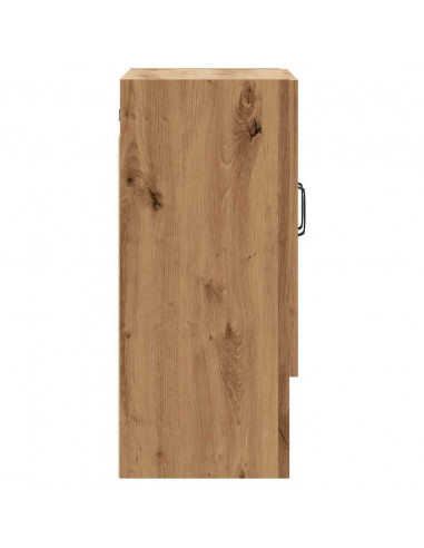 Armadietto a Muro Rovere Artigianale 60x31x70 cm in Truciolato