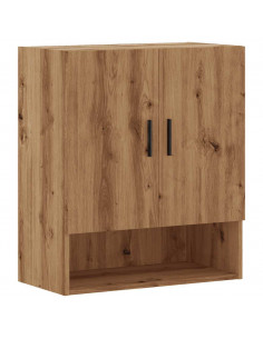 Armadietto a Muro Rovere Artigianale 60x31x70 cm in Truciolato