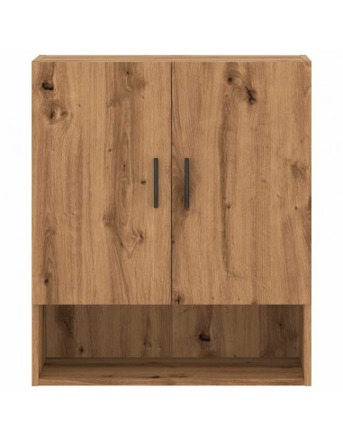 Armadietto a Muro Rovere Artigianale 60x31x70 cm in Truciolato