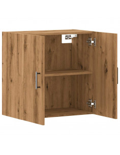 Armadietto a Muro Rovere Artigianale 60x31x60 cm in Truciolato