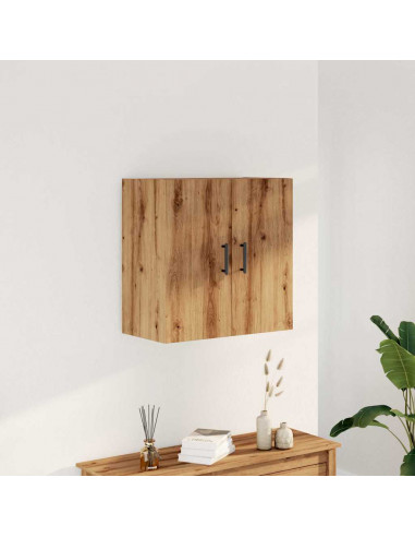 Armadietto a Muro Rovere Artigianale 60x31x60 cm in Truciolato