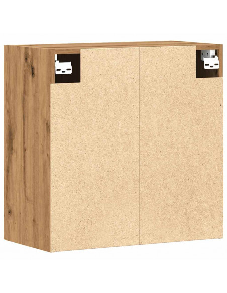 Armadietto a Muro Rovere Artigianale 60x31x60 cm in Truciolato