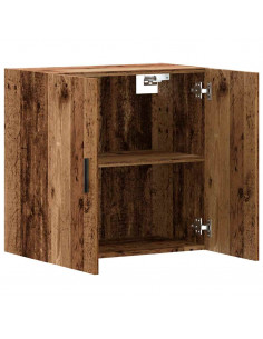 Armadietto a Muro Legno Vecchio 60x31x60 cm in Truciolato