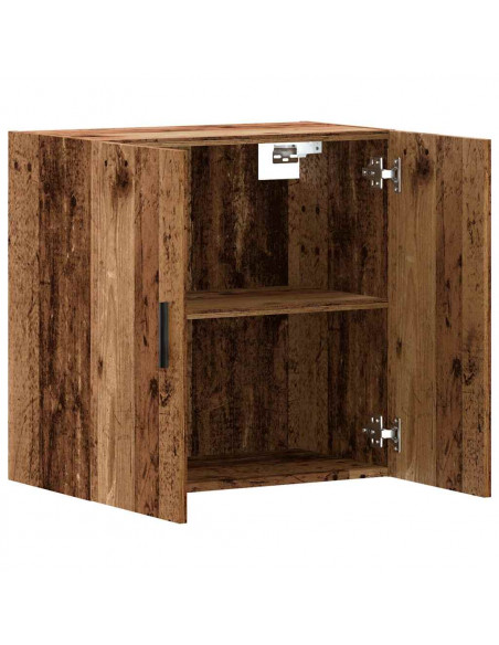 Armadietto a Muro Legno Vecchio 60x31x60 cm in Truciolato