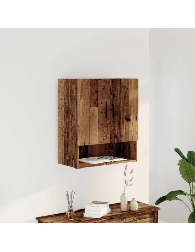 Armadietto a Muro Legno Antico 60x31x70 cm in Truciolato