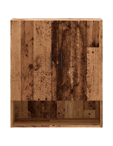 Armadietto a Muro Legno Antico 60x31x70 cm in Truciolato