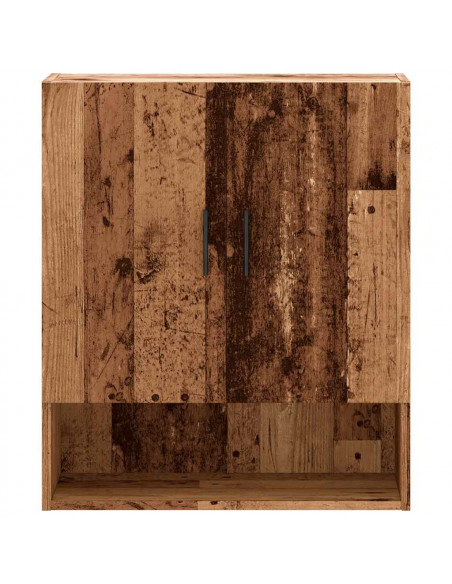 Armadietto a Muro Legno Antico 60x31x70 cm in Truciolato