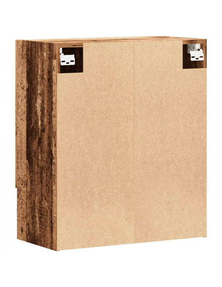 Armadietto a Muro Legno Antico 60x31x70 cm in Truciolato
