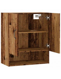 Armadietto a Muro Legno Antico 60x31x70 cm in Truciolato