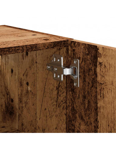 Armadietto a Muro Legno Antico 60x31x70 cm in Truciolato