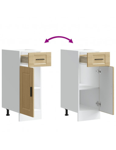 Base da Cucina Porto Rovere Sonoma in Legno Multistrato