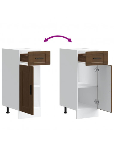 Base da Cucina Porto Rovere Marrone in Legno Multistrato