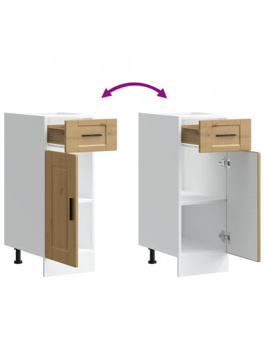 Base da Cucina Porto Rovere Artigianale Legno Multistrato