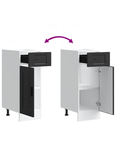 Base da Cucina Porto Nero in Legno Multistrato