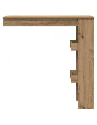 Bancone da Muro Rovere Artigianale Legno Multistrato