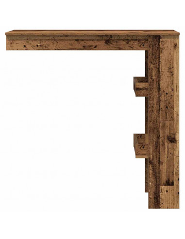 Bancone da Muro Legno Antico 102x45x103,5cm Legno Multistrato
