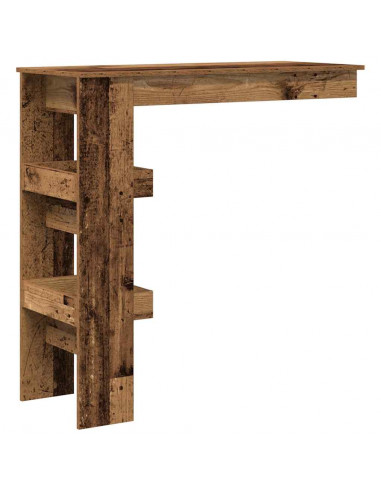 Bancone da Muro Legno Antico 102x45x103,5cm Legno Multistrato