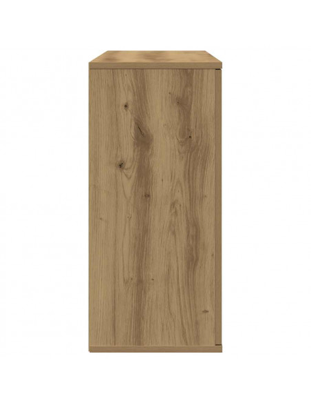 Credenza Rovere Artigianale 90x29,5x65 cm in Legno Multistrato