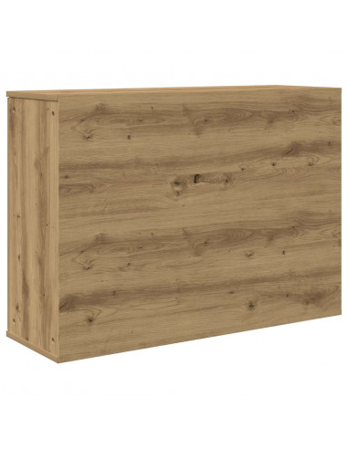 Credenza Rovere Artigianale 90x29,5x65 cm in Legno Multistrato